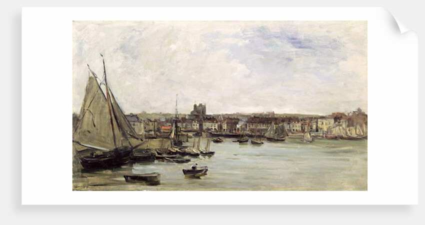 Dieppe, 1875 by Charles Francois Daubigny
