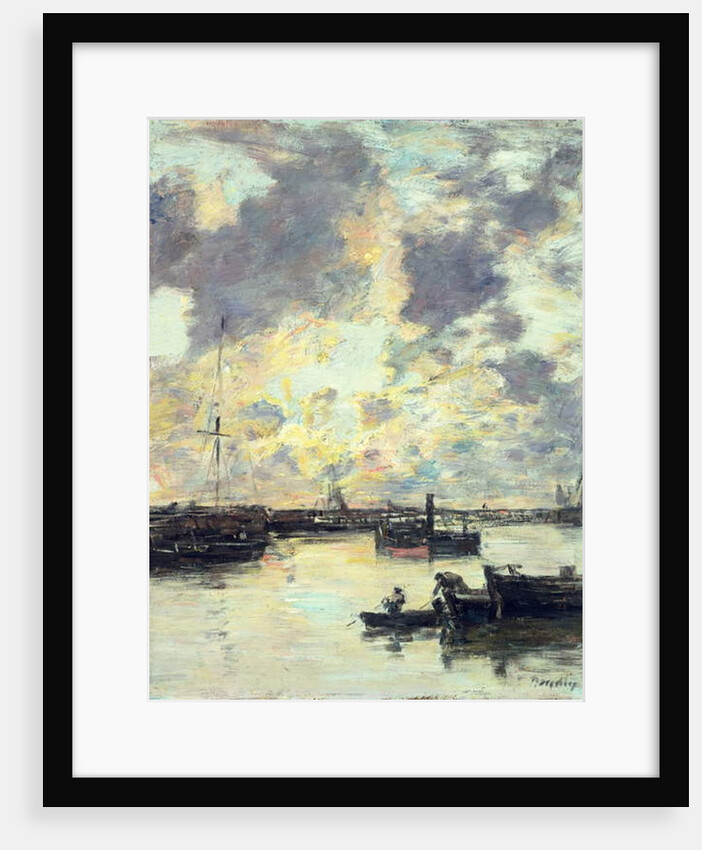 The Port, c.1895 by Eugene Louis Boudin