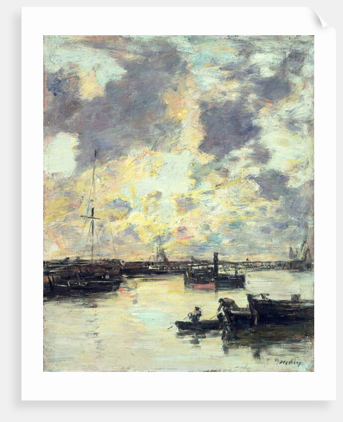 The Port, c.1895 by Eugene Louis Boudin