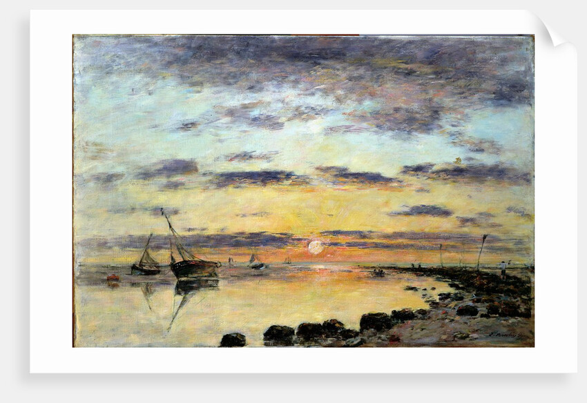 Le Havre, 1889 by Eugene Louis Boudin