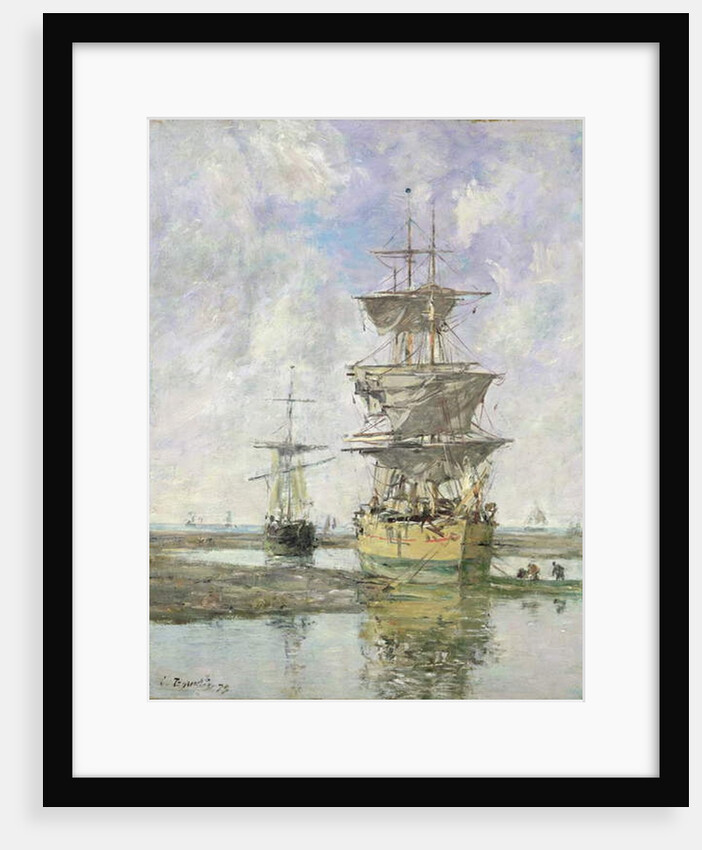 The Large Ship, 1879 by Eugene Louis Boudin