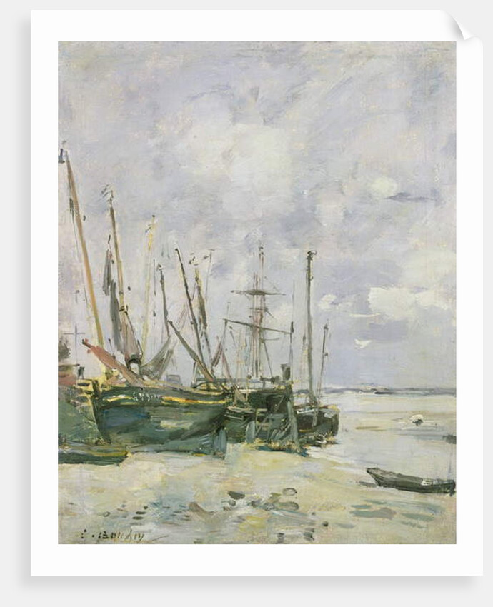 Boats, 1888-95 by Eugene Louis Boudin