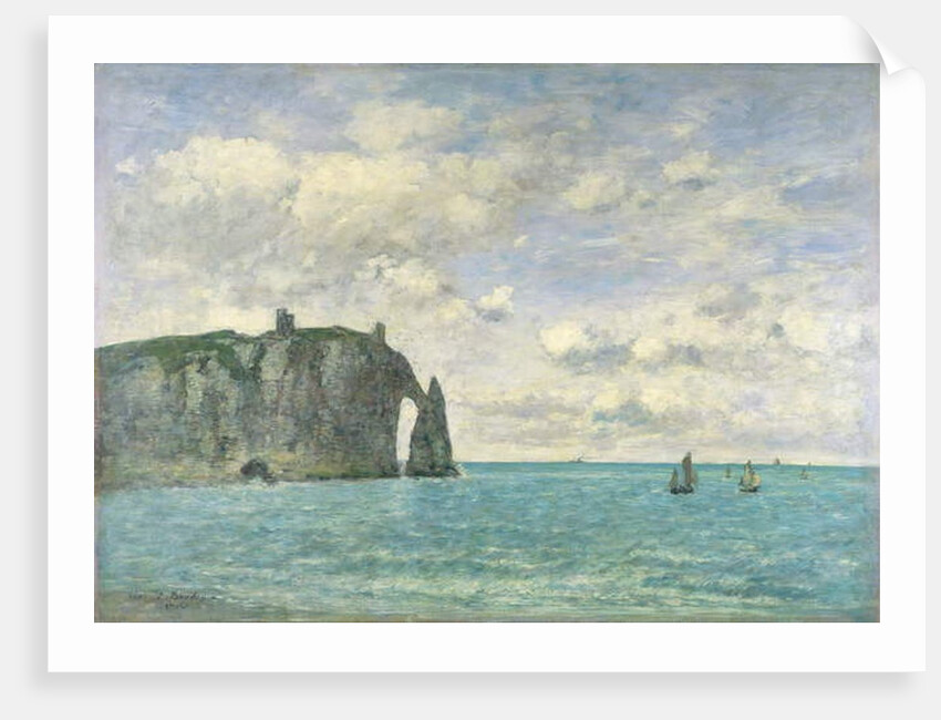 The Cliffs at Etretat, 1890 by Eugene Louis Boudin