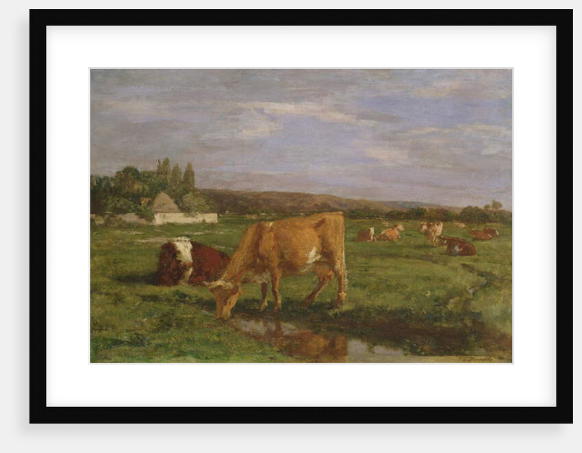 The Valley of the Touques, c.1858-62 by Eugene Louis Boudin