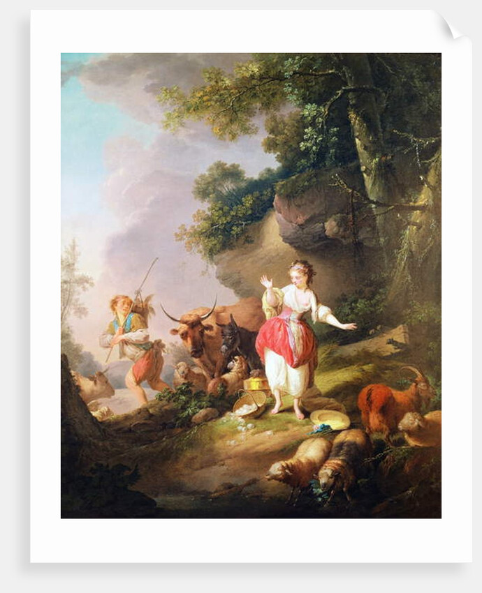 The Broken Eggs by Jean-Baptiste Huet