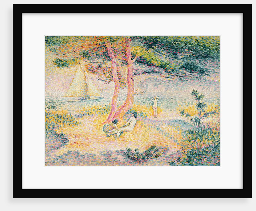 The Beach at St. Clair, 1901 by Henri-Edmond Cross