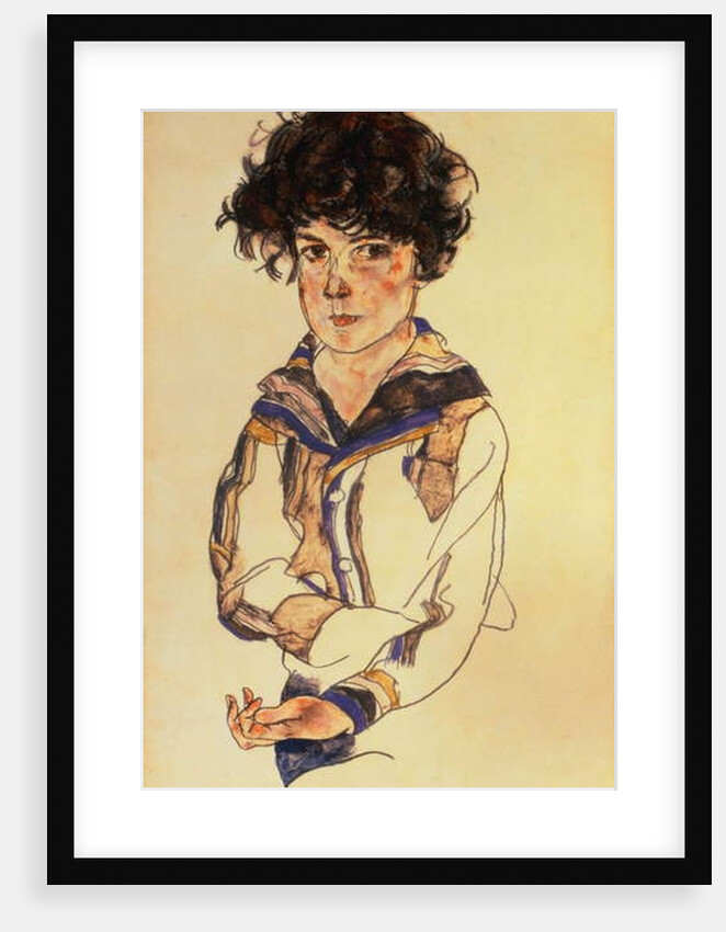 Young Boy, 1918 by Egon Schiele