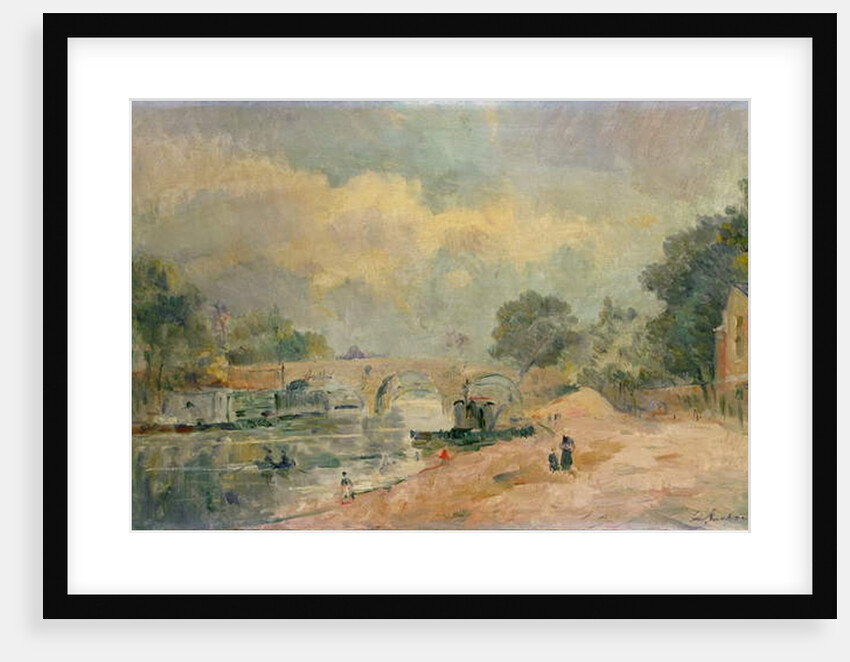 The Pont Marie by Albert-Charles Lebourg