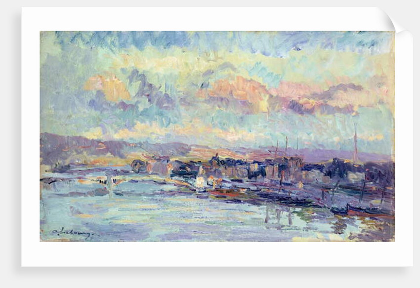 View of Paris by Albert-Charles Lebourg