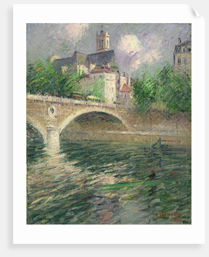 The Church of St. Gervais, 1920 by Gustave Loiseau