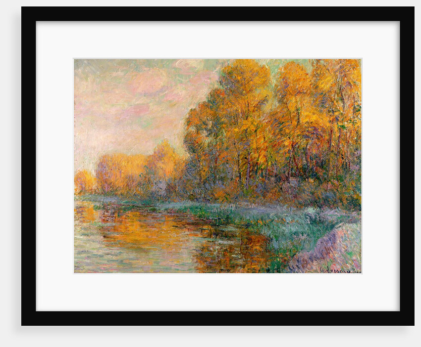 A River in Autumn, 1909 by Gustave Loiseau