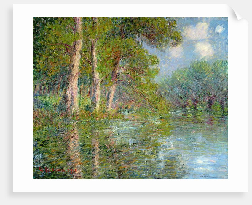 A Bend in the Eure, 1919 by Gustave Loiseau
