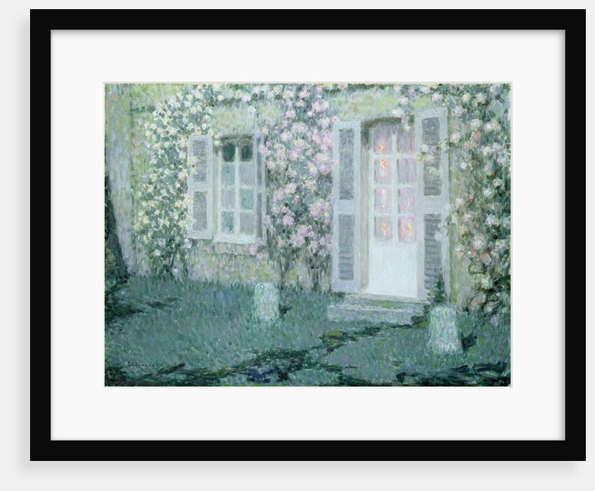 The House with Roses, 1936 by Henri Eugene Augustin Le Sidaner
