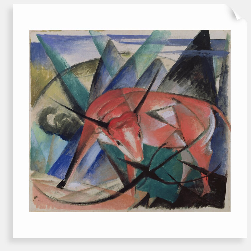 Red Bull by Franz Marc