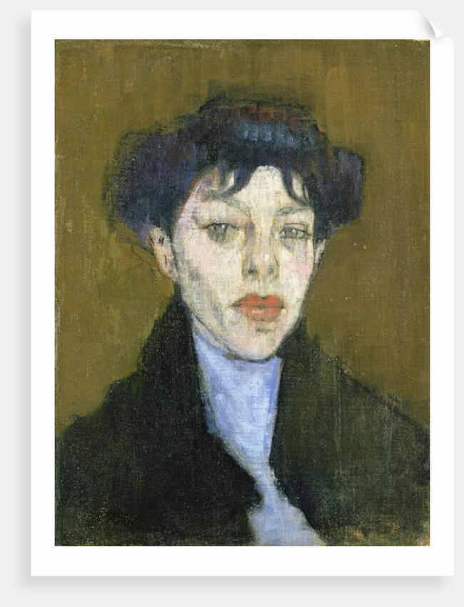 Woman with a Blue Scarf, c.1912 by Amedeo Modigliani