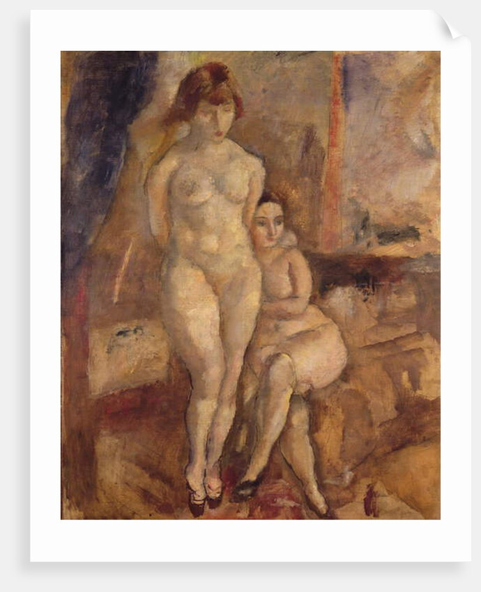 The Two Models, c.1928 by Jules Pascin