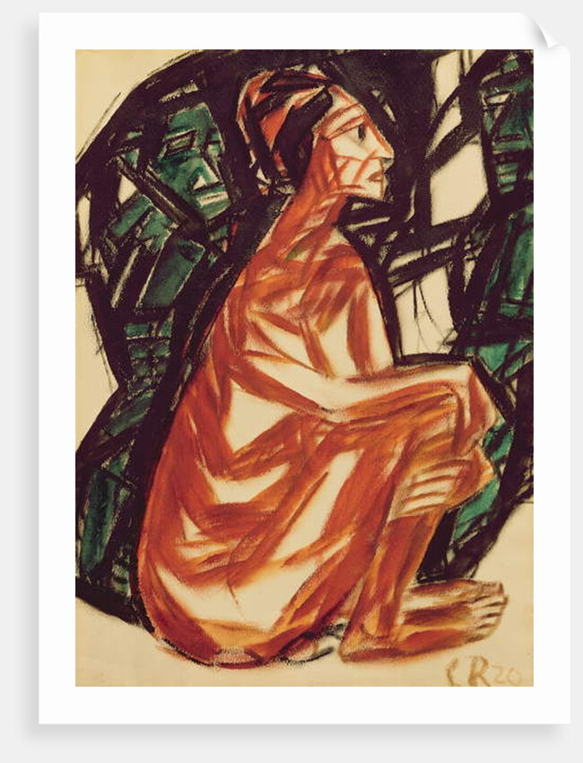 Waiting, 1920 by Christian Rohlfs