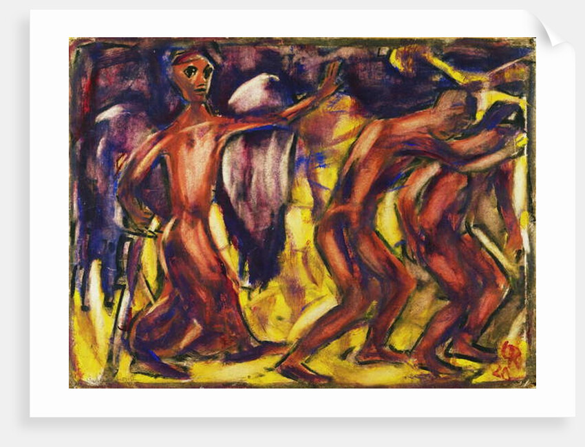 The Expulsion from Paradise, 1920 by Christian Rohlfs