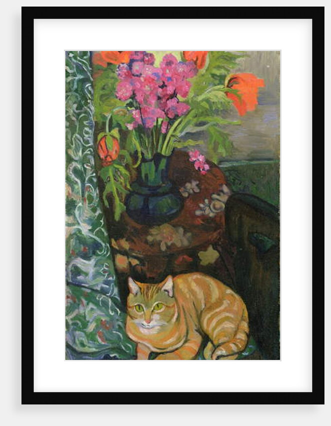 Bouquet and a Cat, 1919 by Marie Clementine Valadon