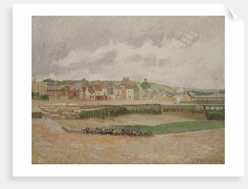Dieppe, the Duquesne Basin, 1902 by Camille Pissarro