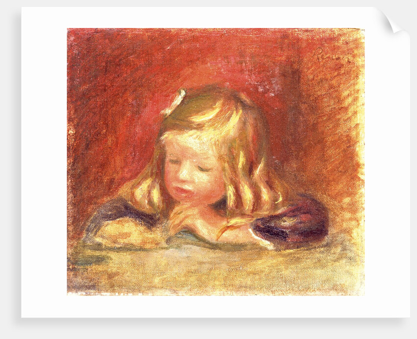 Coco at the Table 1905 by Pierre Auguste Renoir
