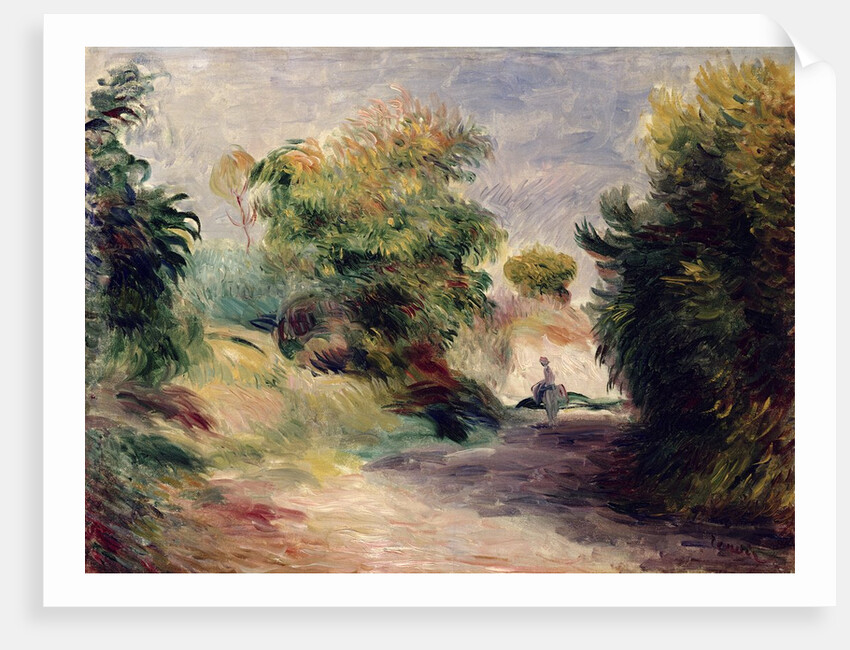 Landscape near Cagnes, 1907 by Pierre Auguste Renoir