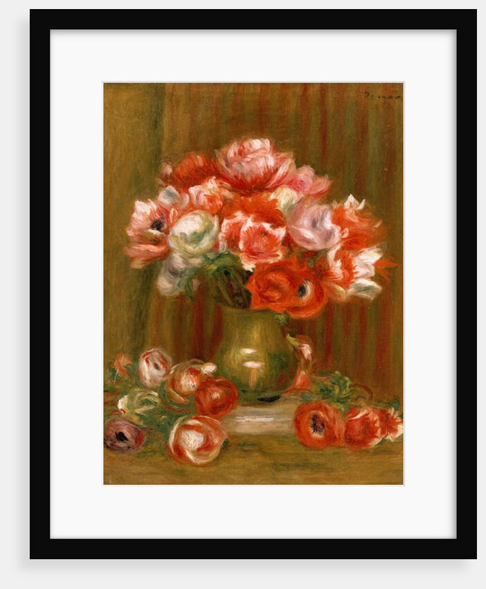 Anemones, 1909 by Pierre Auguste Renoir