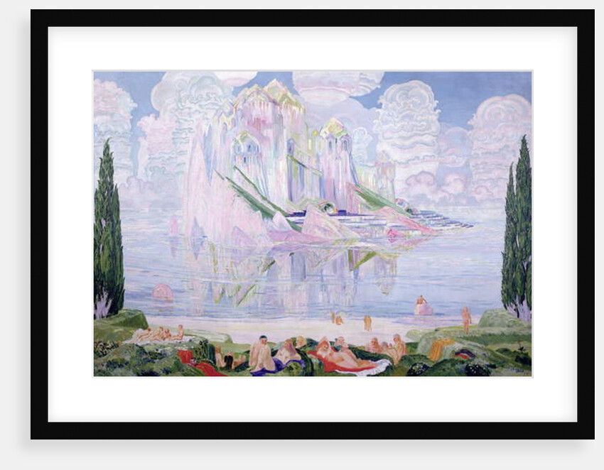 Wonder of the Sea, 1917 by Wenzel Hablik