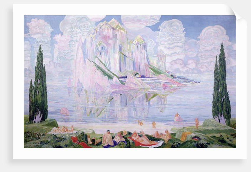 Wonder of the Sea, 1917 by Wenzel Hablik