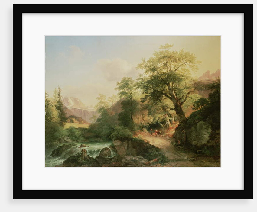 Forest near Vienna, 1852 by Joseph Hoger