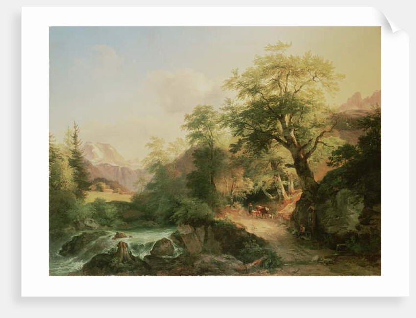 Forest near Vienna, 1852 by Joseph Hoger