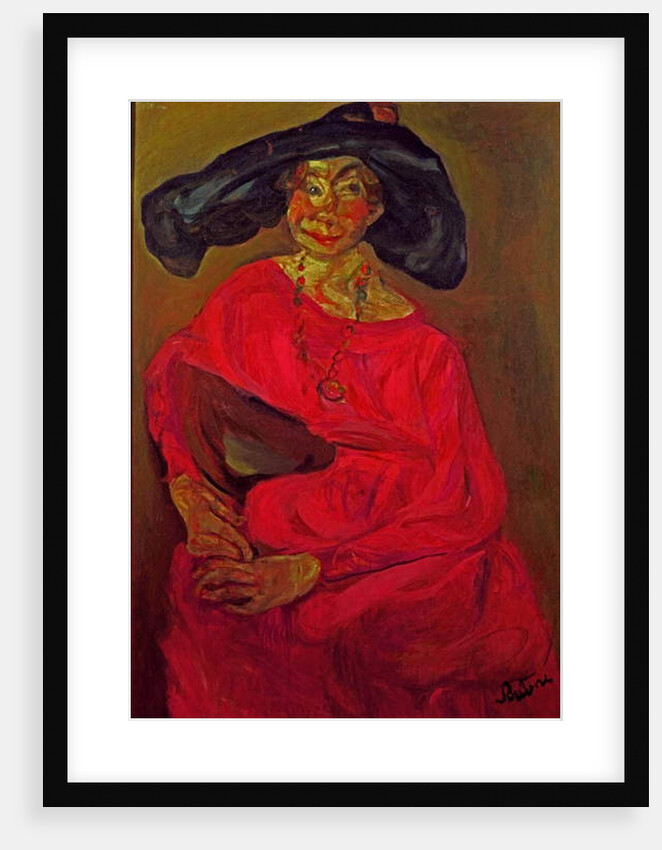 Woman in Red by Chaim Soutine