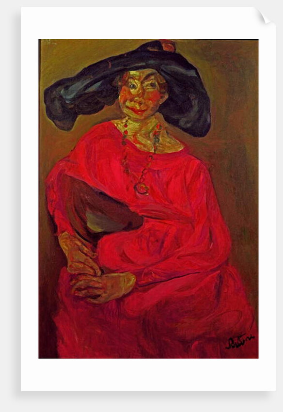 Woman in Red by Chaim Soutine