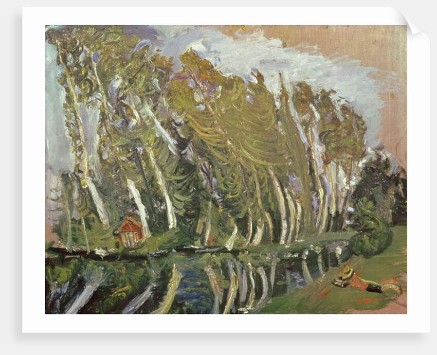 Landscape with Reclining Figure by Chaim Soutine