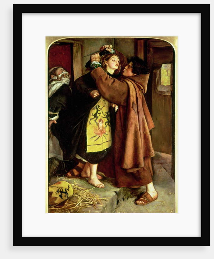 The Escape of a Heretic, 1559, 1857 by John Everett Millais