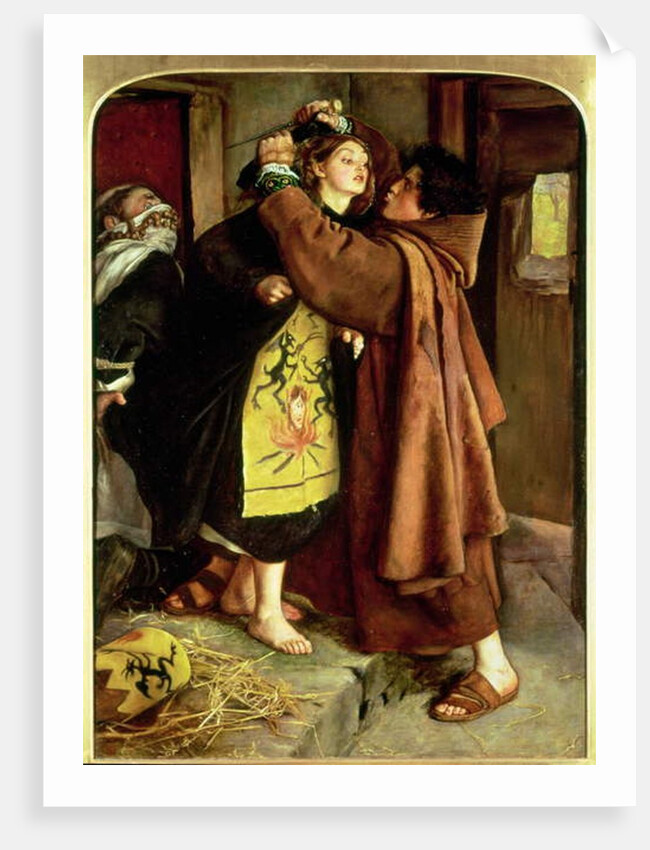 The Escape of a Heretic, 1559, 1857 by John Everett Millais