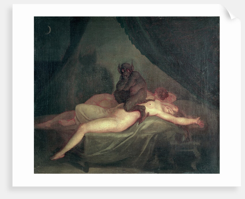 Nightmare, 1800 by Nicolai Abraham Abildgaard