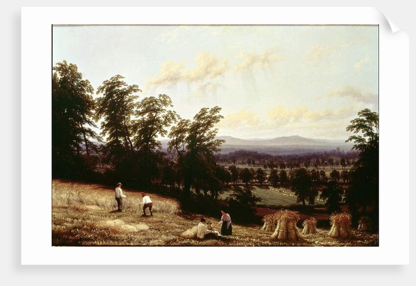 Haystacks near a River, near Harford, Warwickshire, 1872 by George II Turner