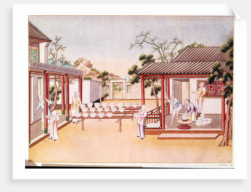 Porcelain Making by School Chinese