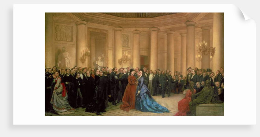 The Odeon Theatre, Paris, 1869 by Jean Raymond Hippolyte Lazerges