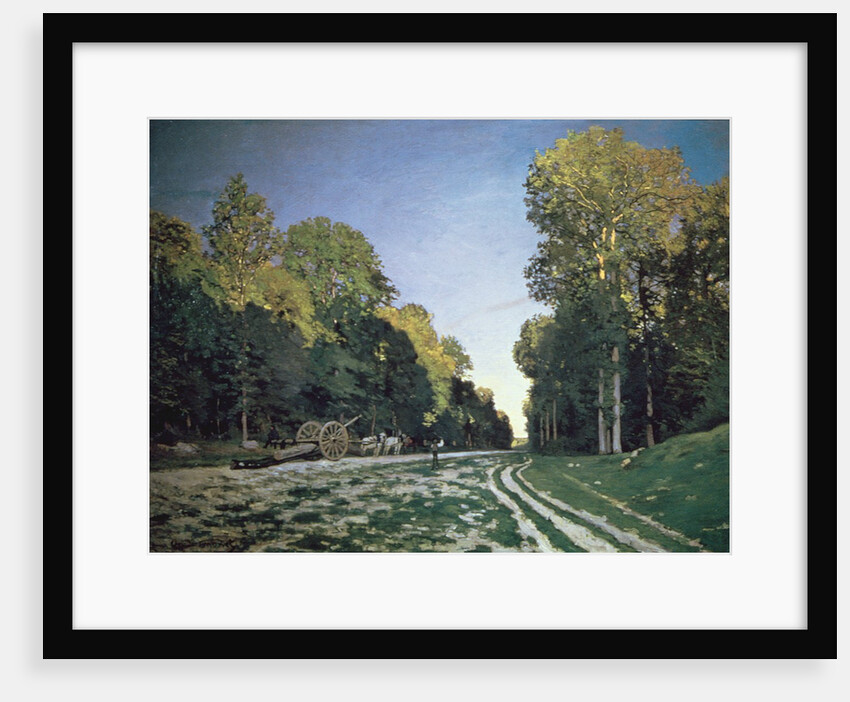 Route de Chailly, Fontainebleau, 1864 by Claude Monet