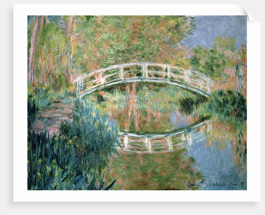 The Japanese Bridge, Giverny, 1892 by Claude Monet