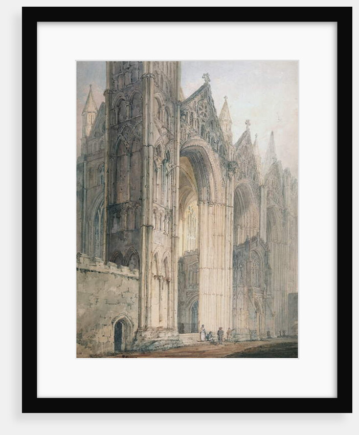 Peterborough Cathedral by Thomas Girtin