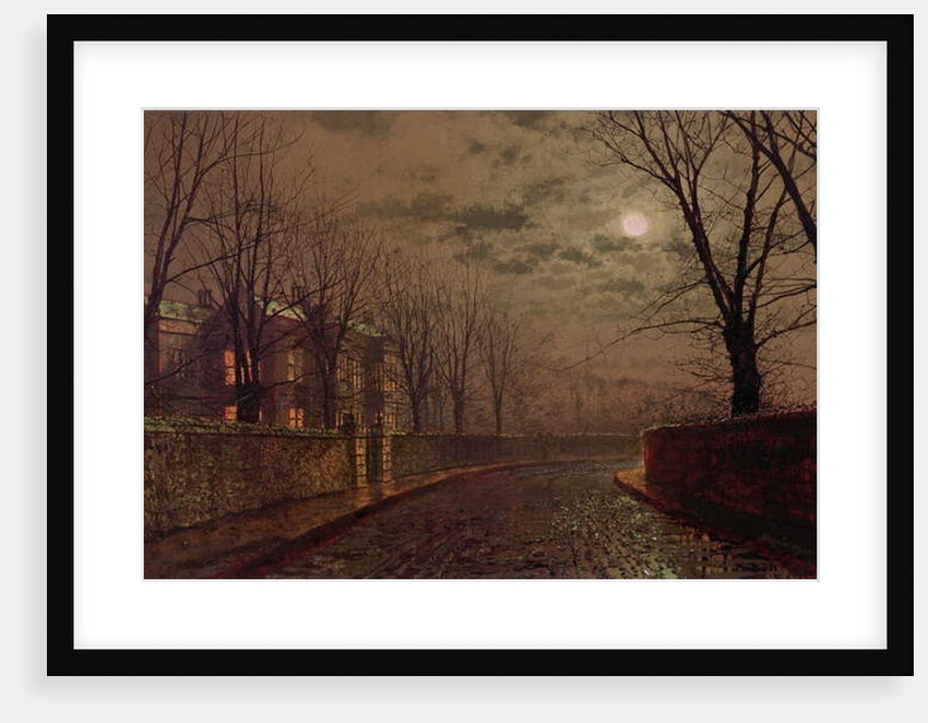 Moonlit Street Scene, 1882 by John Atkinson Grimshaw