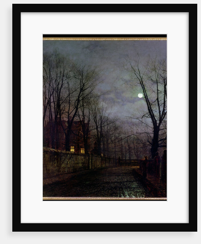 Moonlit Street Scene, 1882 by John Atkinson Grimshaw