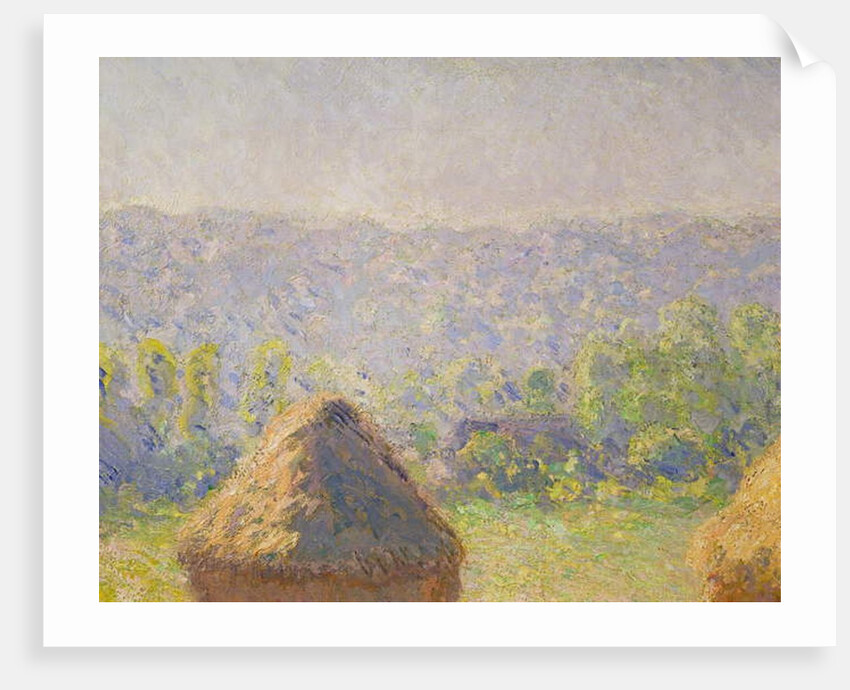 The Haystacks or, The End of the Summer, at Giverny, 1891 by Claude Monet