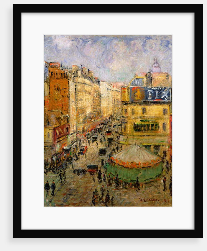 Rue de Clignancourt, 1924 by Gustave Loiseau