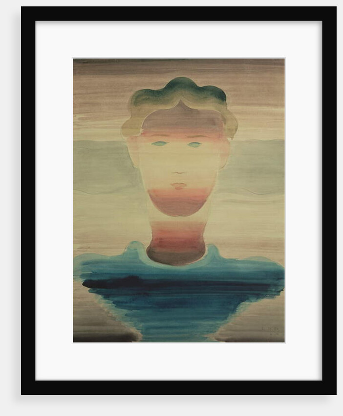 Striped Portrait, 1932 by Oskar Schlemmer