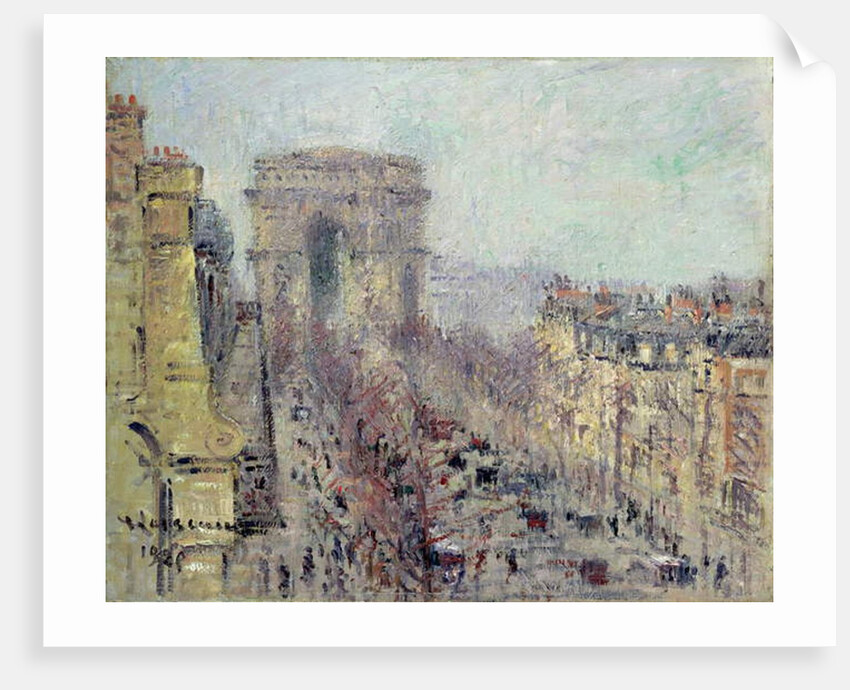 Avenue de Friedland, Paris, 1925 by Gustave Loiseau