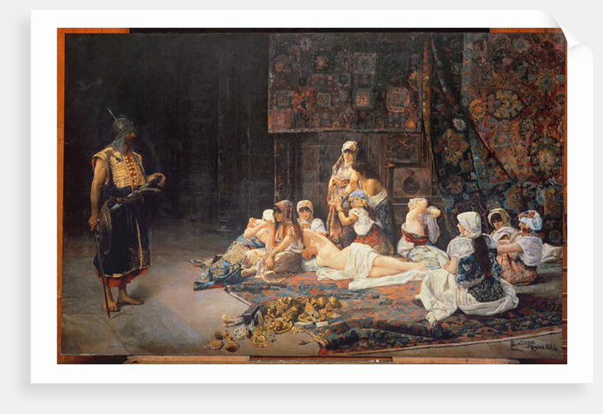 In the Harem, 1884 by Jose Gallegos Arnosa